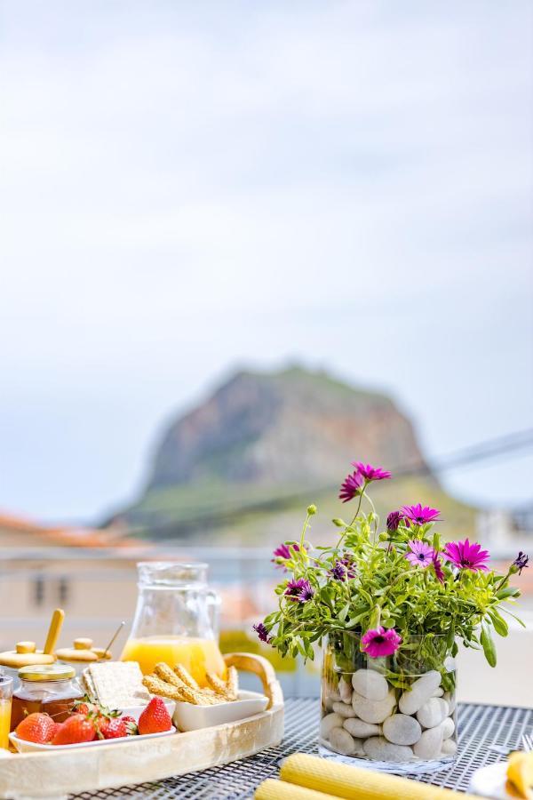 Monemvasia Modern Flat With Panoramic Sea View Exterior photo