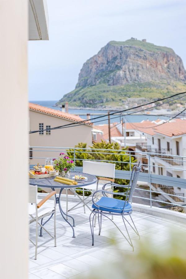 Monemvasia Modern Flat With Panoramic Sea View Exterior photo