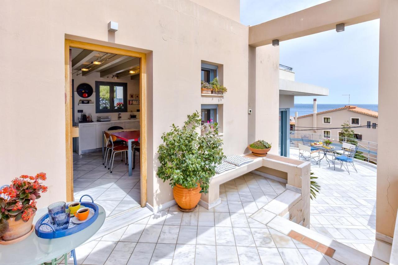 Monemvasia Modern Flat With Panoramic Sea View Exterior photo